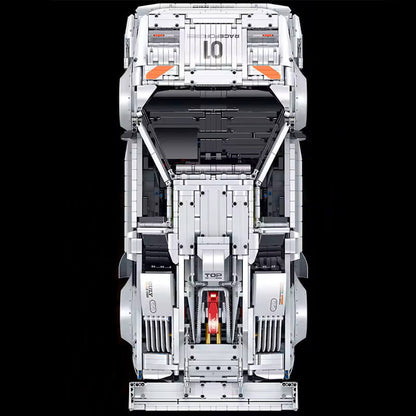 Trilumity Building Block Set: 1:8 Lamborghini Countach Lp5000 Building Set (3970+-Piece)