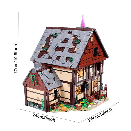 MOC Building Block Set: The Sanderson Sisters Cottage, Model 10900