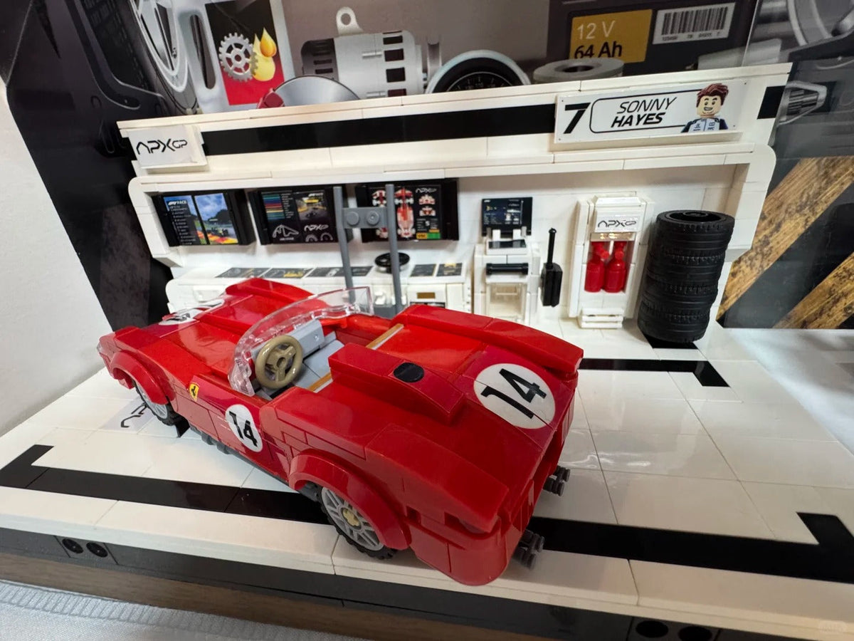 Trilumity Building Block Set: Red Hypercar 250 | Classic 1958 Legendary Racing Car | 291Piece