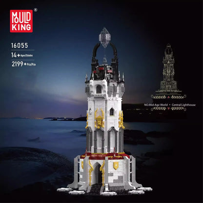 Mould King MOC Building Block Set: Medieval City Central Lighthouse, Model K16055