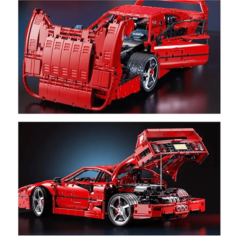 Trilumity Building Block Set: 1:8 The Ultimate 80s Turbo Icon Supercar (4026-Piece)