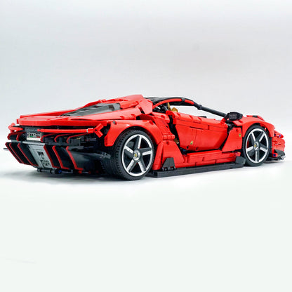Trilumity Building Block Set: 1:8 Italian Bull Centenary Edition | Red Special Edition (3874-Piece)