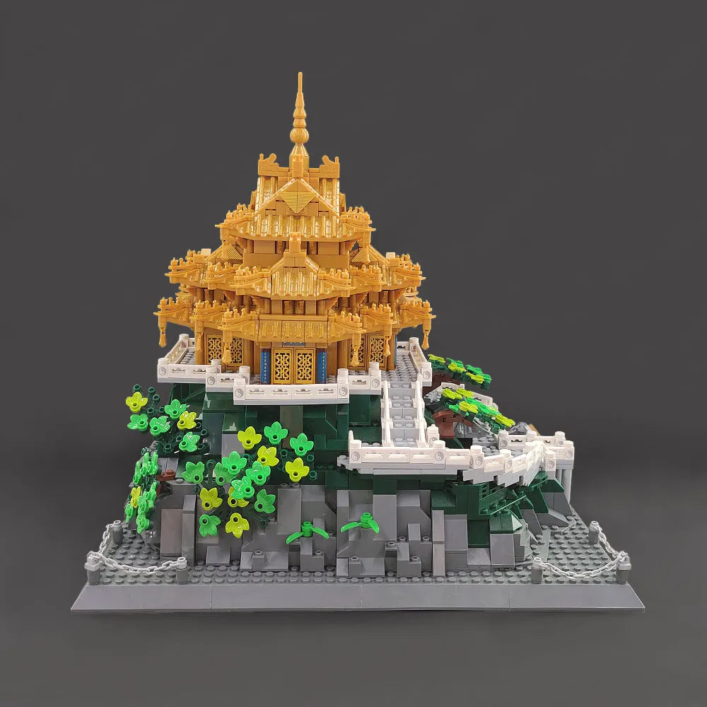 Wange Building Block Set: Famous China LAOJUN Mountain, Model 6234