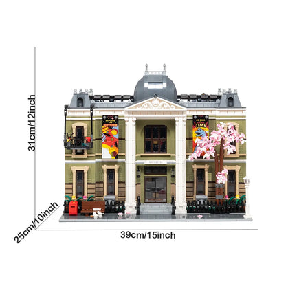 MOC Building Block Set: Street Experts Natural History Museum, Model 63210