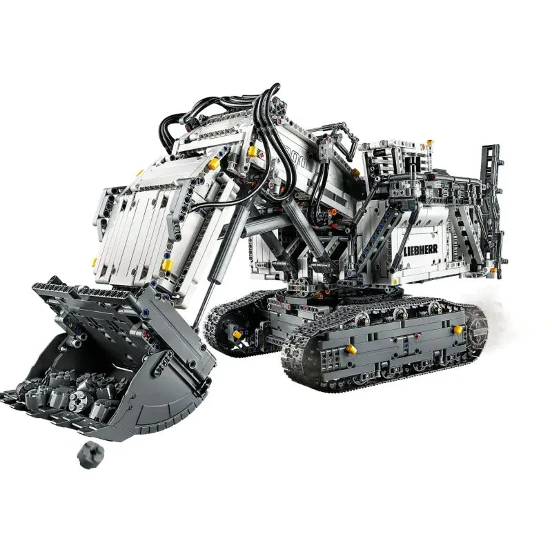 Mould King MOC Motorized Building Block Set: Liebherr R9800 Excavator, Model K17048