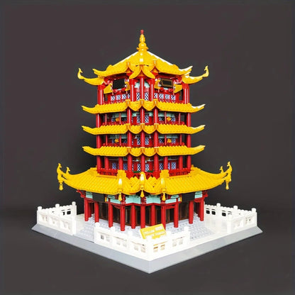Wange Building Block Set: China Yellow Crane Tower 6214