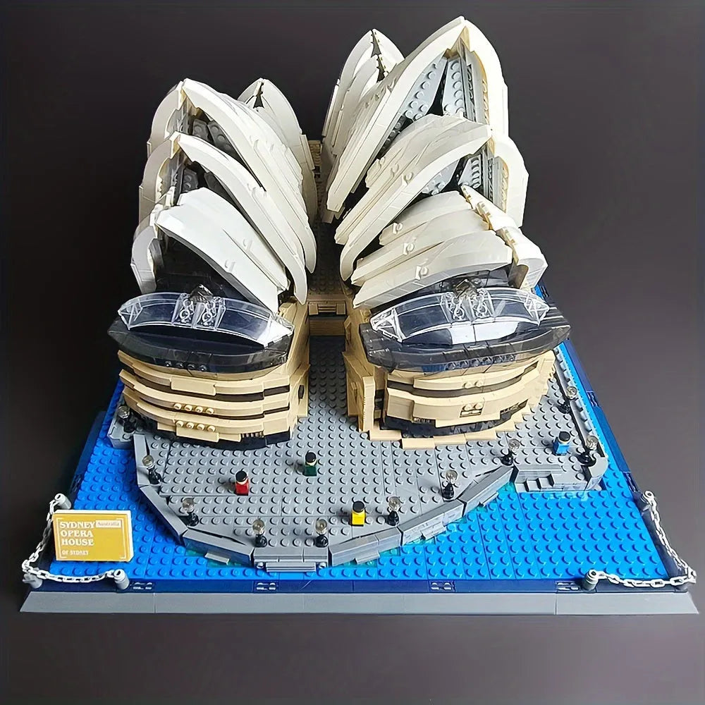 Wange MOC Building Block Set: Famous Sydney Opera House, Model 8210