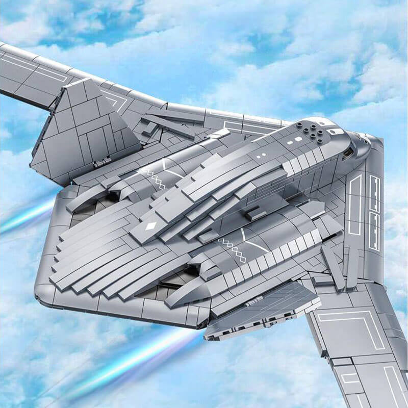 Trilumity H-20 Long Range Bomber Building Block Set, 1,380-Piece