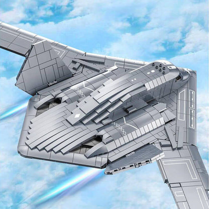 Trilumity H-20 Long Range Bomber Building Block Set, 1,380-Piece