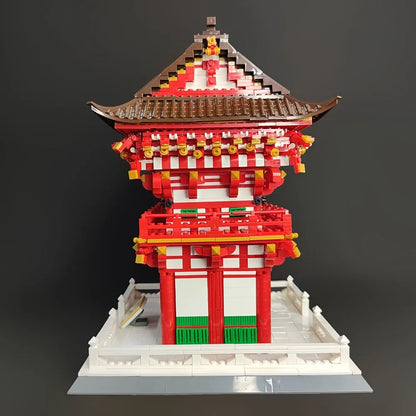 Wange MOC Building Block Set: Japanese City Temple, Model 6212
