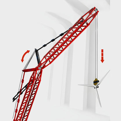 Trilumity The 210Cm Liebherr Mega Dragline Building Block Set, Remote Control, 4,318-Piece