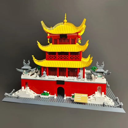 Wange MOC Building Block Set: China Yueyang Tower, Model 7211