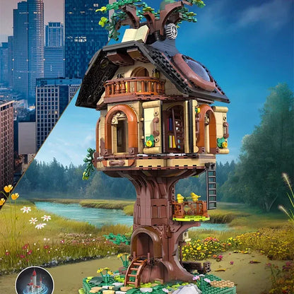Cada MOC Building Block Set: Tree House Library, Model C66013