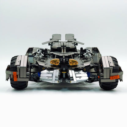 Trilumity Motorized Building Block Set: 1:8 Superhero Batman Car Set | Gun Gray Metallic Edition (2851-Piece)