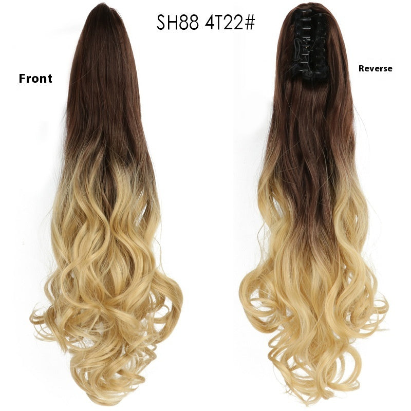 Trilumity Curly Ponytail in Blonde, colour reference