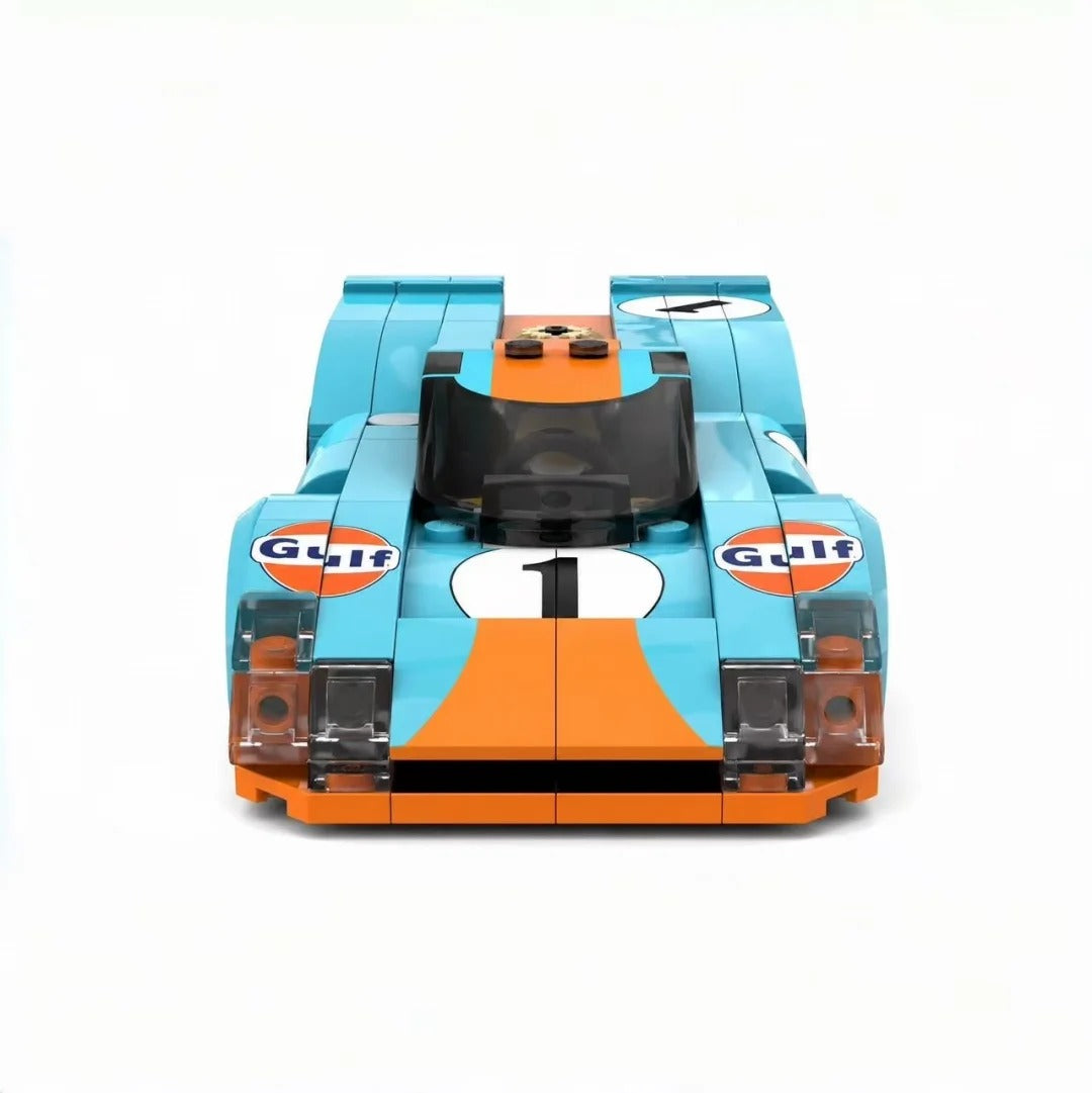 Trilumity Building Block Set: Porsche 917K Gulf | 1970 Daytona 24-Hour Endurance Race Runner-up| 187Piece