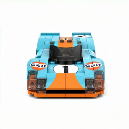 Trilumity Building Block Set: Porsche 917K Gulf | 1970 Daytona 24-Hour Endurance Race Runner-up| 187Piece