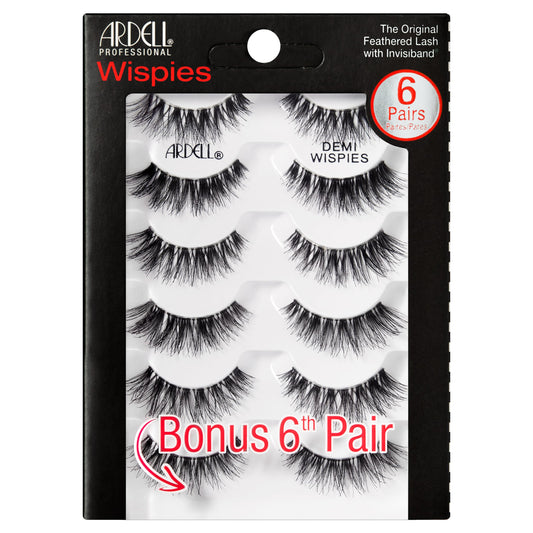 Trilumity Multi Dimensional Wispy Faux Mink Fiber - Black False Lashes