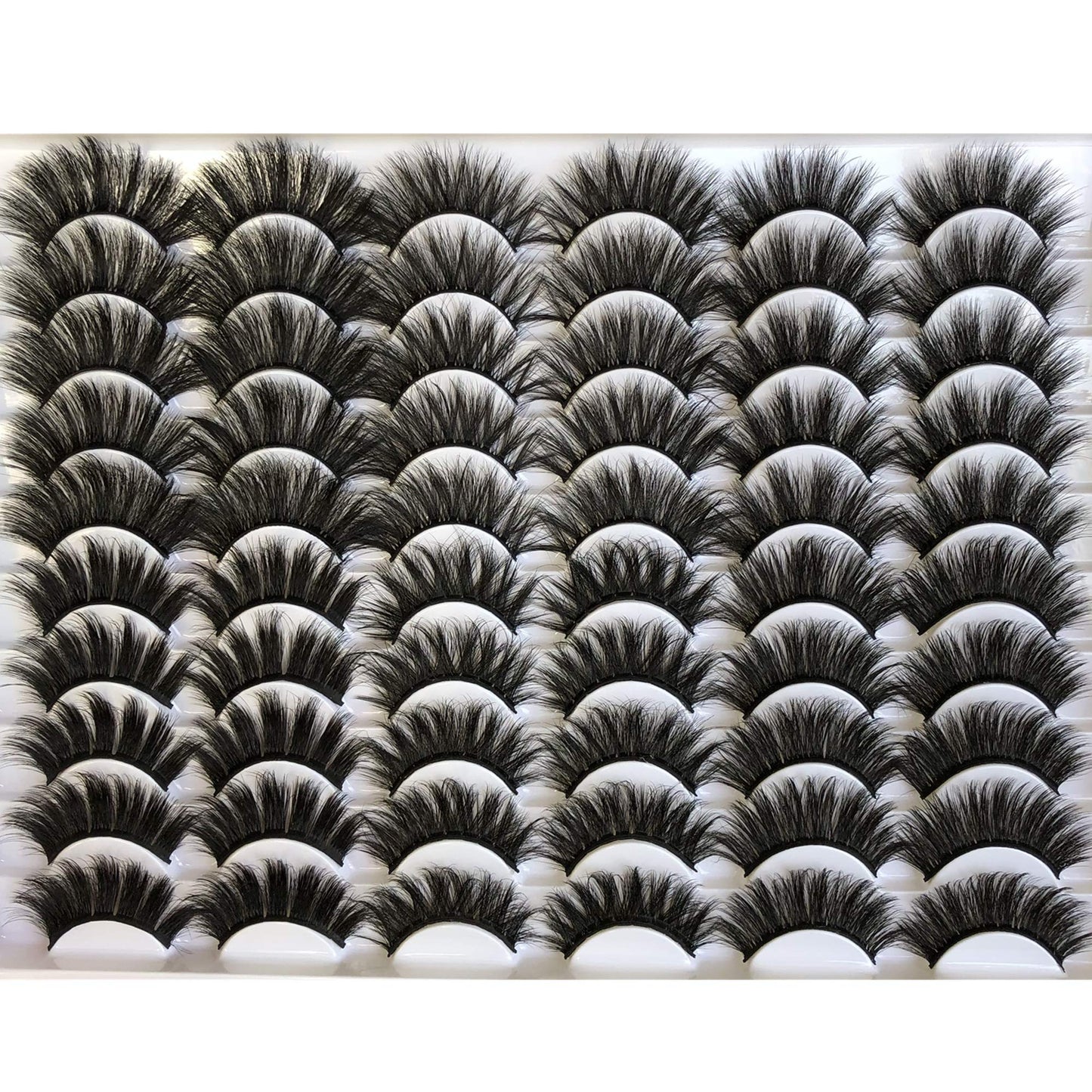 Trilumity Dramatic Pack Faux Mink Wispy Cat Eye Faux Mink - Black False Lashes