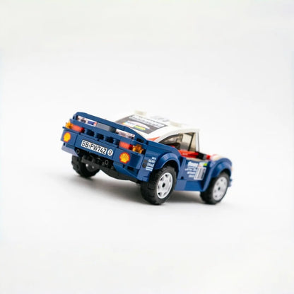 Trilumity Building Block Set: Porsche 959 Dakar | Includes a complete set of stickers| 398Piece