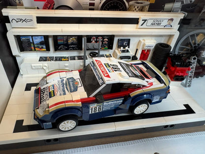 Trilumity Building Block Set: Porsche 959 Dakar | Includes a complete set of stickers| 398Piece