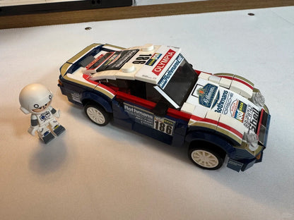Trilumity Building Block Set: Porsche 959 Dakar | Includes a complete set of stickers| 398Piece