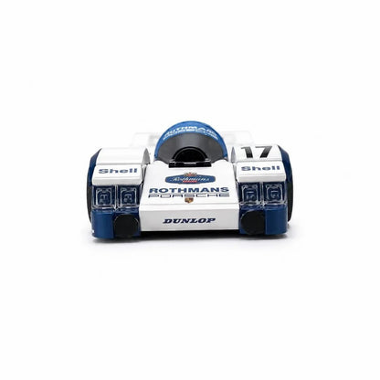 Trilumity Building Block Set: 1:24 Porsche 962C, A Legendary Racing Car of the 1980s | Rothmans Classic Blue and White Livery