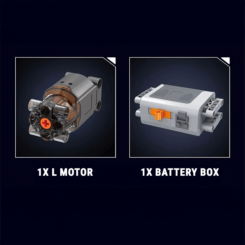 Trilumity Building Block Set: Motorised Hypercar W16 Engine & Gearbox (2024-Piece)