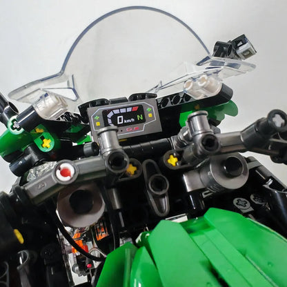 JieStar MOC Building Block Set: Kawasaki NINJA 1000SX Motorcycle, Model 58053