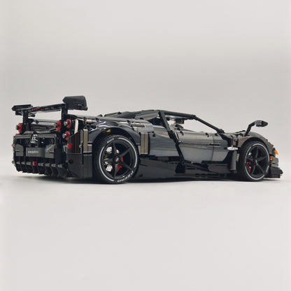 Trilumity Building Block Set: 1: 8 Pagani Huayra Bc Mirror Electroplating Customized Ultimate Edition (4708-Piece)