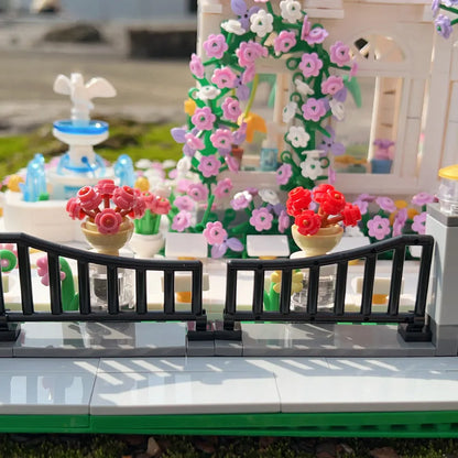 JieStar MOC Building Block Set: Garden Square, Model JJ9043