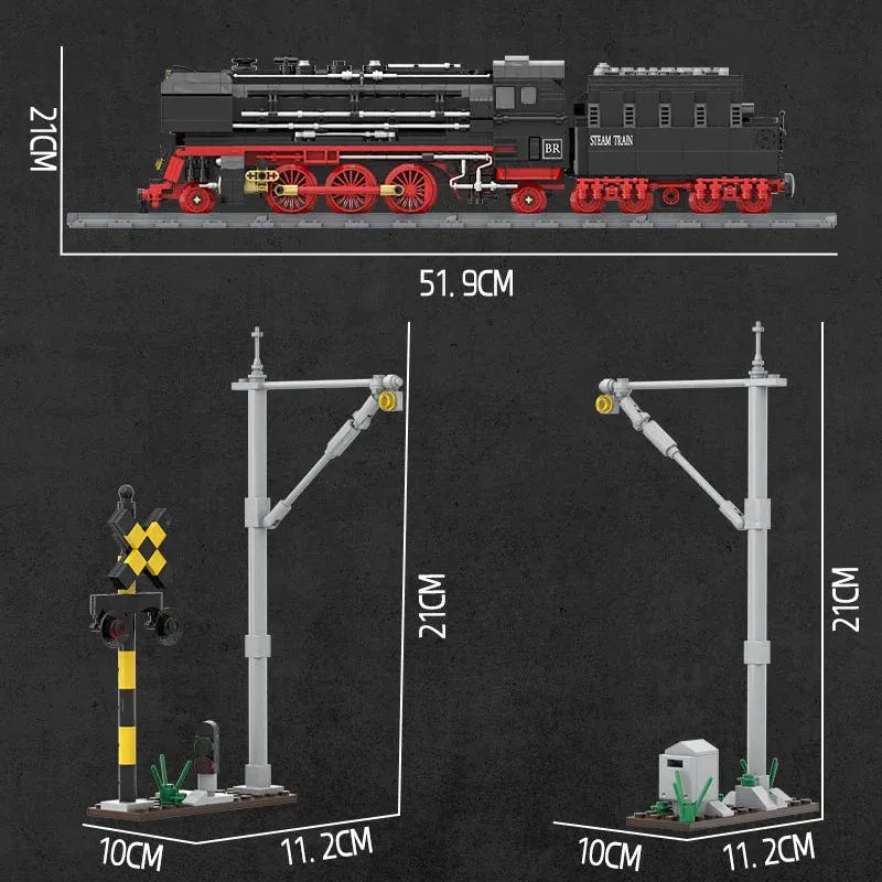 DK MOC Building Block Set: BR01 Simulation Train, Model DK80016
