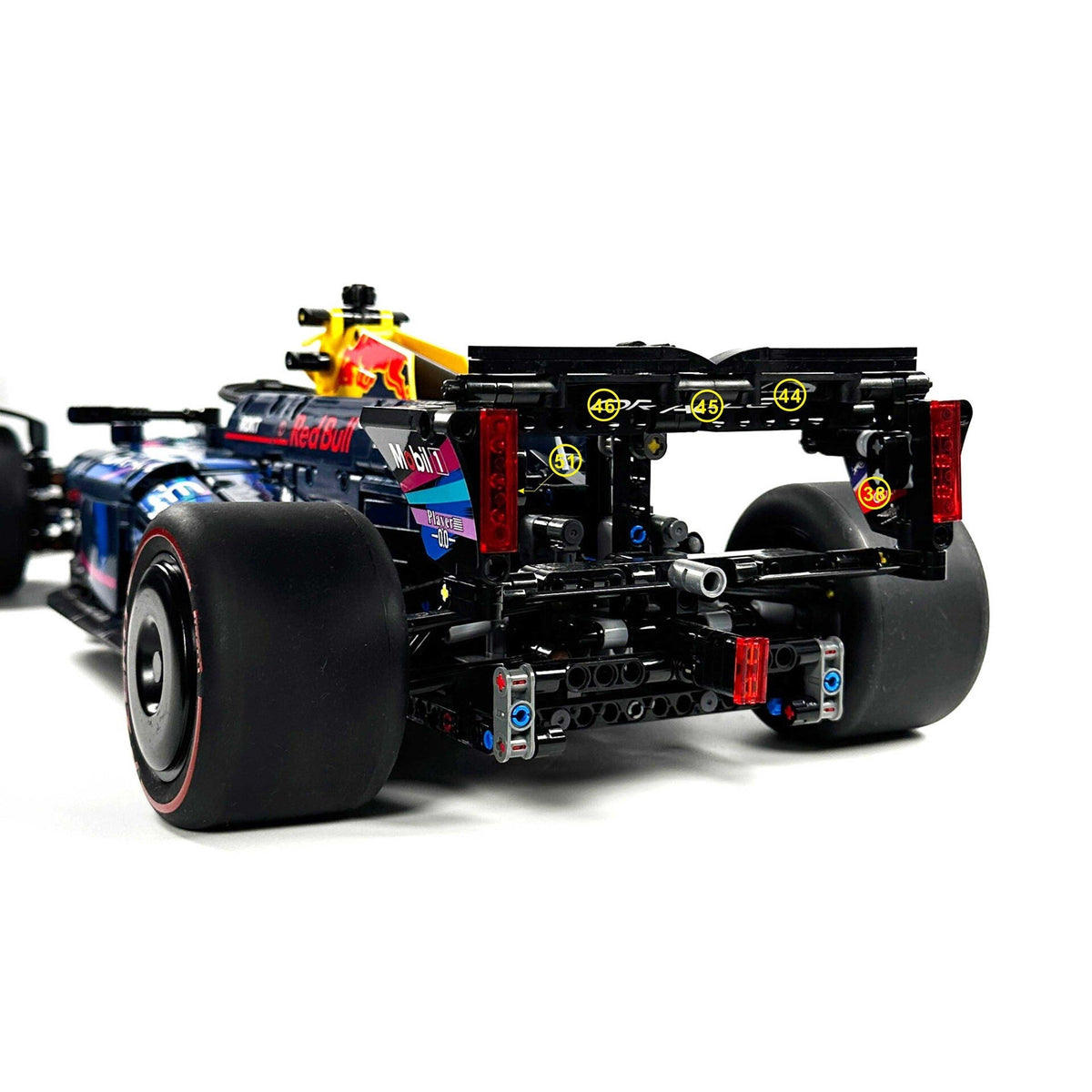Trilumity Building Block Set: 1:8 Oracle Red Bull Racing Rb19 F1 Car | 2023 Miami Gp Champion Livery Limited Edition (1630+Piece)