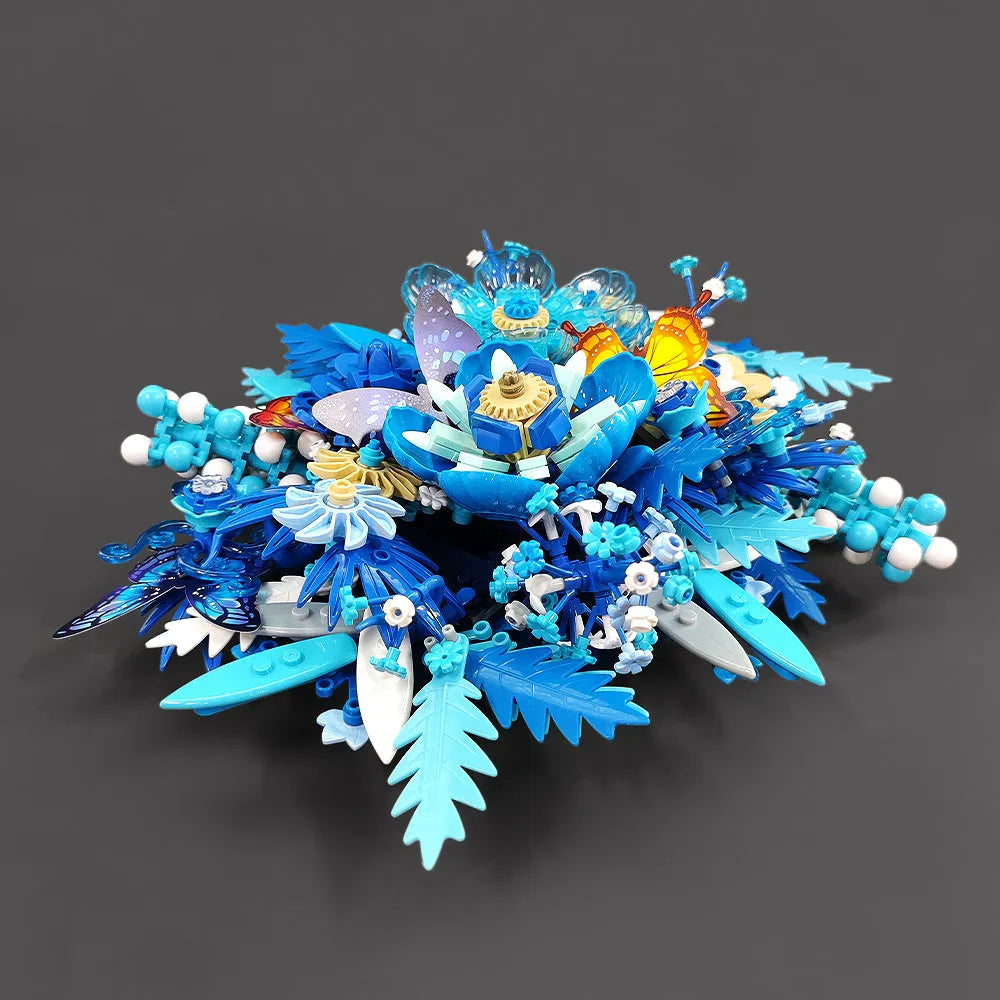 JieStar Building Block Set: Dried Flower Decoration, Model JJ9045