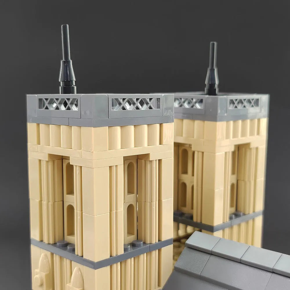 Wange MOC Building Block Set: Paris Notre Dame Cathedral, Model 5210