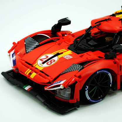 Trilumity Building Block Set: 1:8 The Ultimate Le Mans Hy Hypercar | 2024 Le Mans Endurance Champion (3350-Piece)