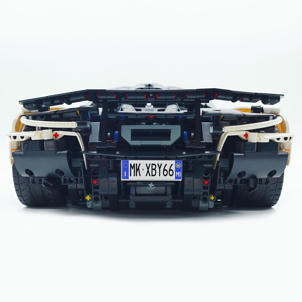 Trilumity Motorized Building Block Set: 1:8 The Ultimate British Woking Hypercar | White Custom Edition | Shipped in Original Gift Box (4200+-Piece)