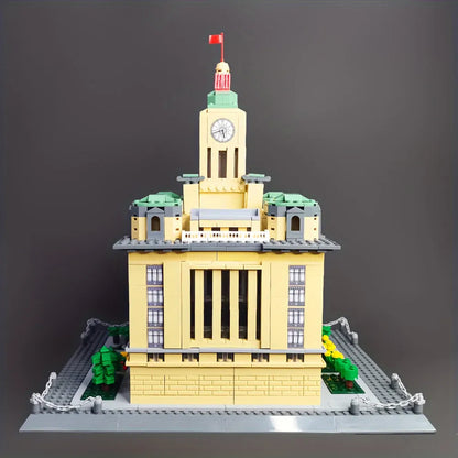 Wange Building Block Set: Famous Shanghai Customs House, Model 6231