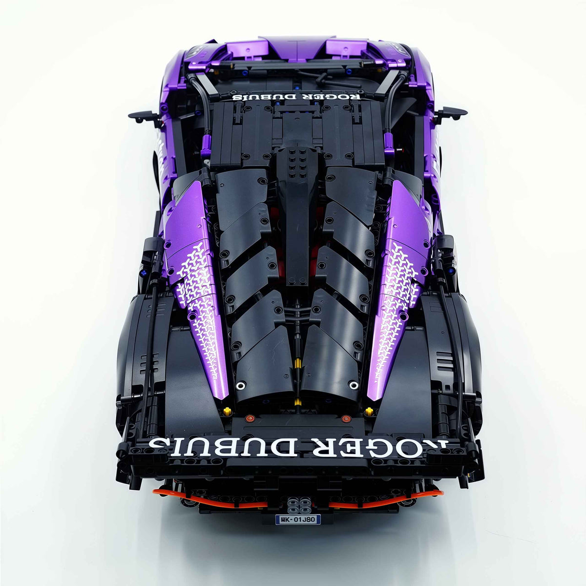 Trilumity Building Block Set: 1: 8 The Ultimate Italian Track-Only V12 Hypercar, Amethyst Limited Edition (4100+Piece)