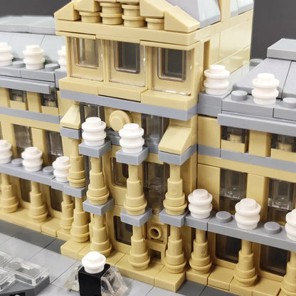 Wange MOC Building Block Set: Paris The Louvre, Model 4213