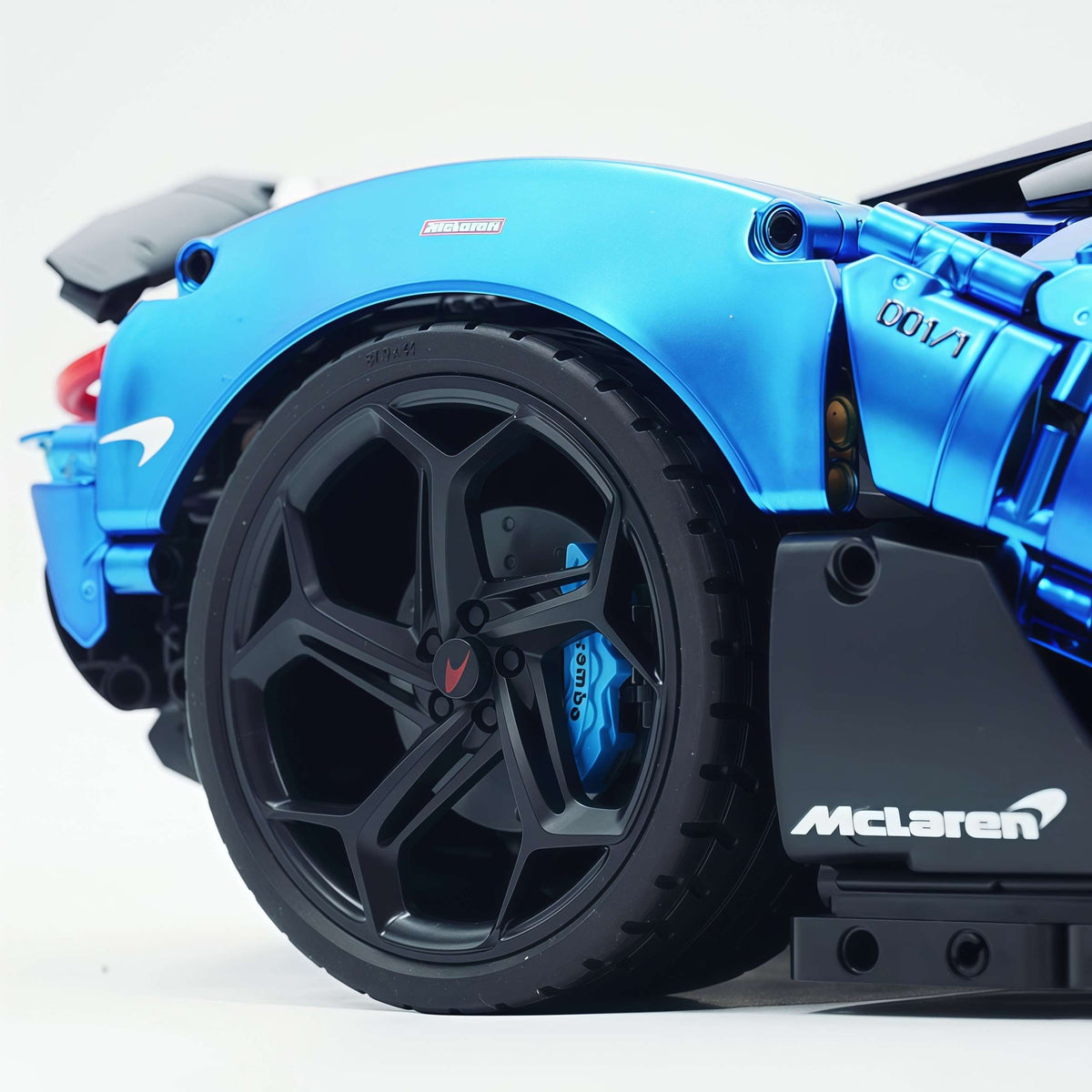 Trilumity Motorized Building Block Set: 1:8 The Ultimate British Woking Hypercar | Electric Sapphire Blue Custom Edition | Shipped in Original Gift