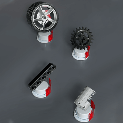 Trilumity Building Block Set: 1:8 Rosso Edition Italian Red Hypercar (4301Piece)