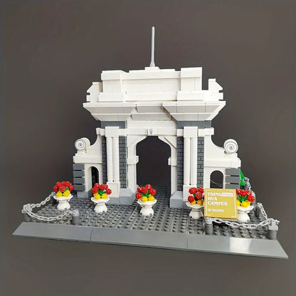 Wange Building Block Set: China Beijing Tsinghua Campus, Model 4223