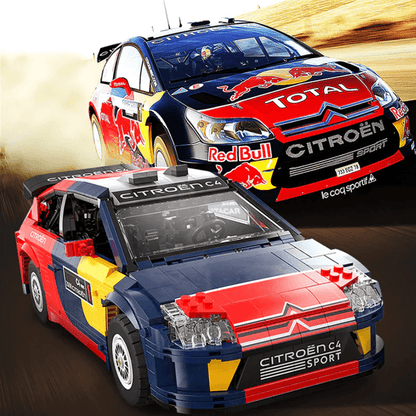 Trilumity Motorized Building Block Set: Remote Controlled 2008 Citroën C4 Wrc (1550+-Piece)