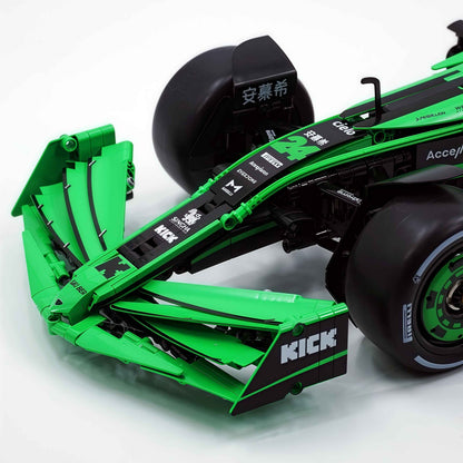 Trilumity Building Block Set: 1: 8 Kick Sauber F1 Team C44, Officially Licensed Model (2553-Piece)