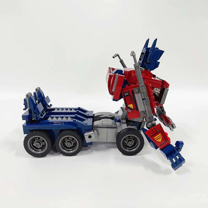 JieStar Building Block Set: Movie Ideas Transform Optimus Prime Robot, Model JJ9022
