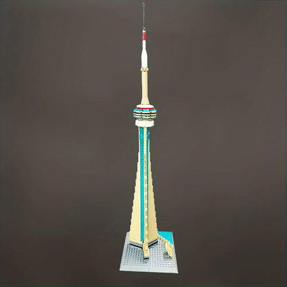 Wange MOC Building Block Set: Canada Toronto TV Tower, Model 4215