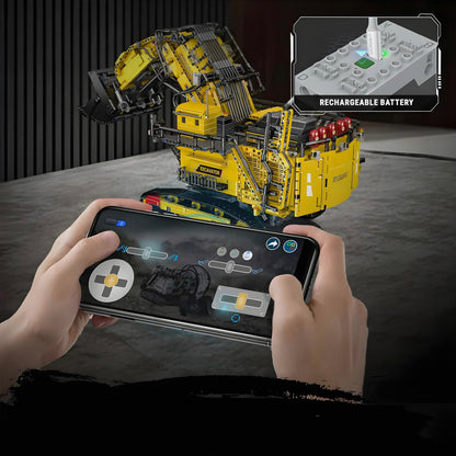 Trilumity Heavy Duty Excavator Building Block Set, Remote Control, 4,767-Piece