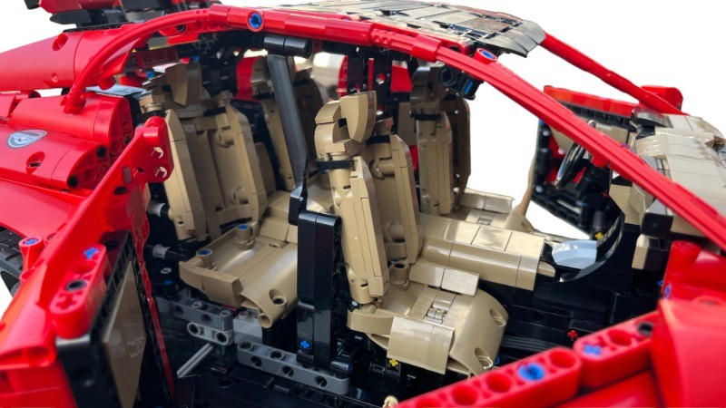 Trilumity MOC Building Block Set: 1:8 Prancing Horse Style | 4000+Piece | MOC Set