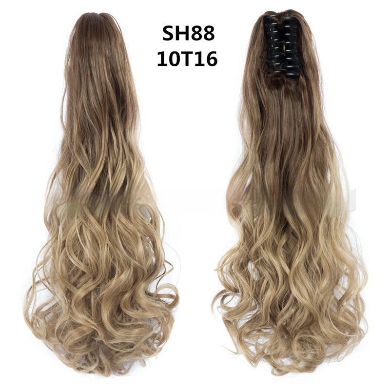 Trilumity Curly Ponytail in Blonde, overview
